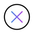 Icon of an X
