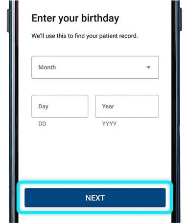 Boston Scientific phone showing age input screen