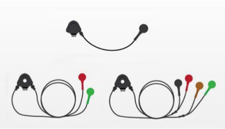 ECG leads for BodyGuardian