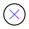 Icon of an X