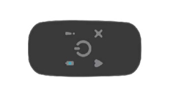 Close-up of BodyGuardian with indicator light flashing