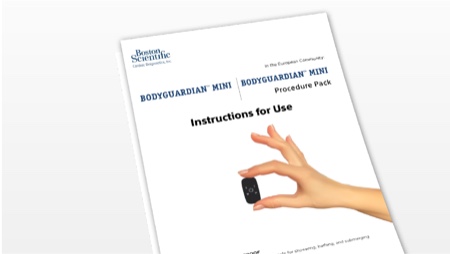 Instructions for use cover